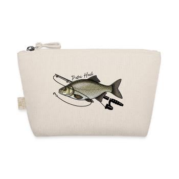 Angeln mit Rute Brasse Fisch Petri Heil - Bio-Täschchen - Natur - Vorne