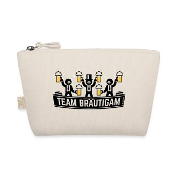Team Bräutigam (JGA Polterabend Bierkrüge / POS2C) - Bio-Täschchen - Natur - Vorne