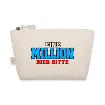 Million Bier - Bio-Täschchen - Natur - Vorne