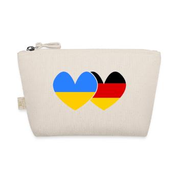 Ukraine Deutschland Freundschaft  - Bio-Täschchen - Natur - Vorne