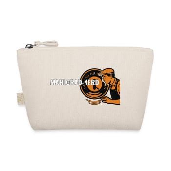 Mahlgrad-Nerd – Kaffee Geschenk für Barista & Kaff - Bio-Täschchen - Natur - Vorne