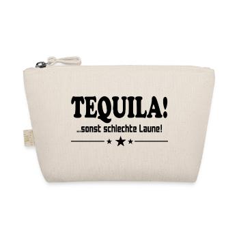 Tequila trinken Schlechte Laune Alkohol Saufen JGA - Bio-Täschchen - Natur - Vorne