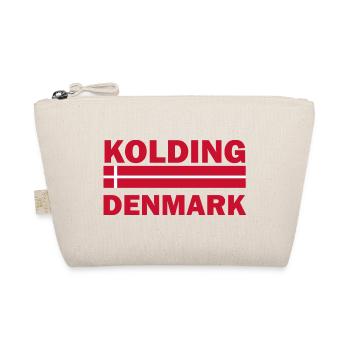 Kolding-Dänemark-Flaggen-Grafik - Bio-Täschchen - Natur - Vorne