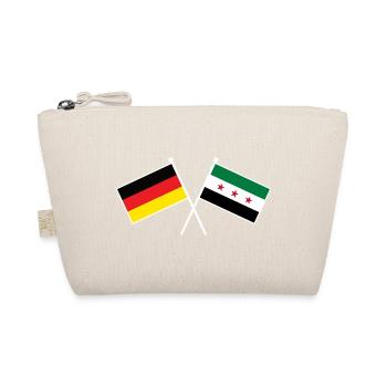 Germany x Syria Friendship Flags - Bio-Täschchen - Natur - Vorne