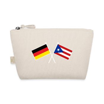Germany x Puerto Rico Friendship Flags - Bio-Täschchen - Natur - Vorne