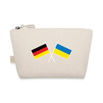 Germany x Ukraine Friendship Flags - Bio-Täschchen - Natur - Vorne