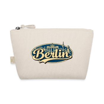 Berlin Vintage Stadtmotiv - Bio-Täschchen - Natur - Vorne