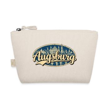 Augsburg Vintage Stadtmotiv - Bio-Täschchen - Natur - Vorne
