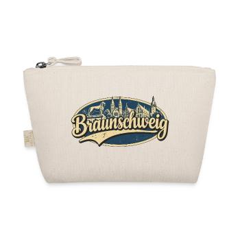 Braunschweig Vintage Stadtmotiv - Bio-Täschchen - Natur - Vorne
