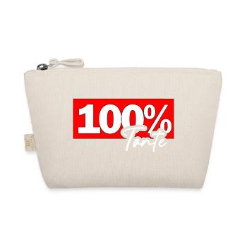 100% Tante Shirtdesign - Bio-Täschchen - Natur - Vorne
