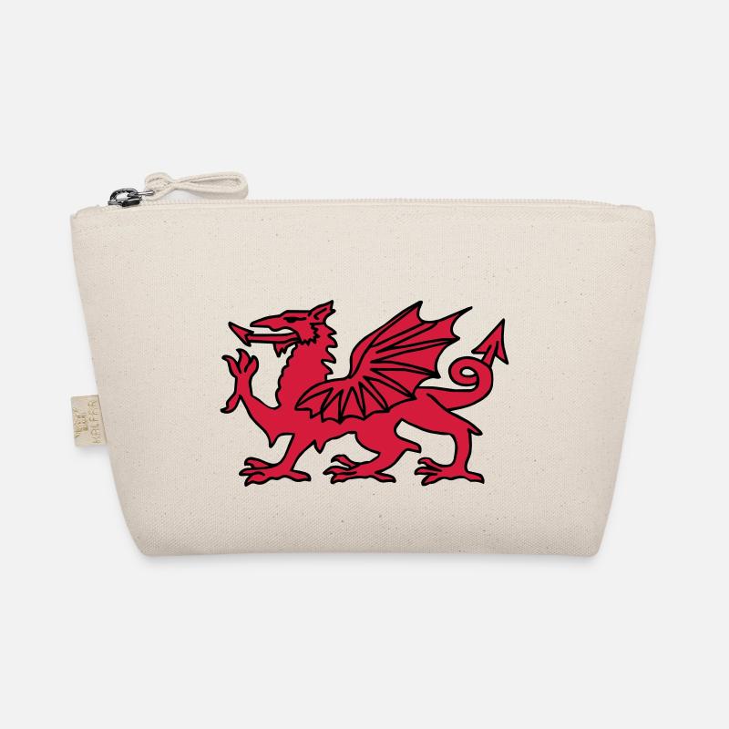 Welsh Dragon Organic Pouch
