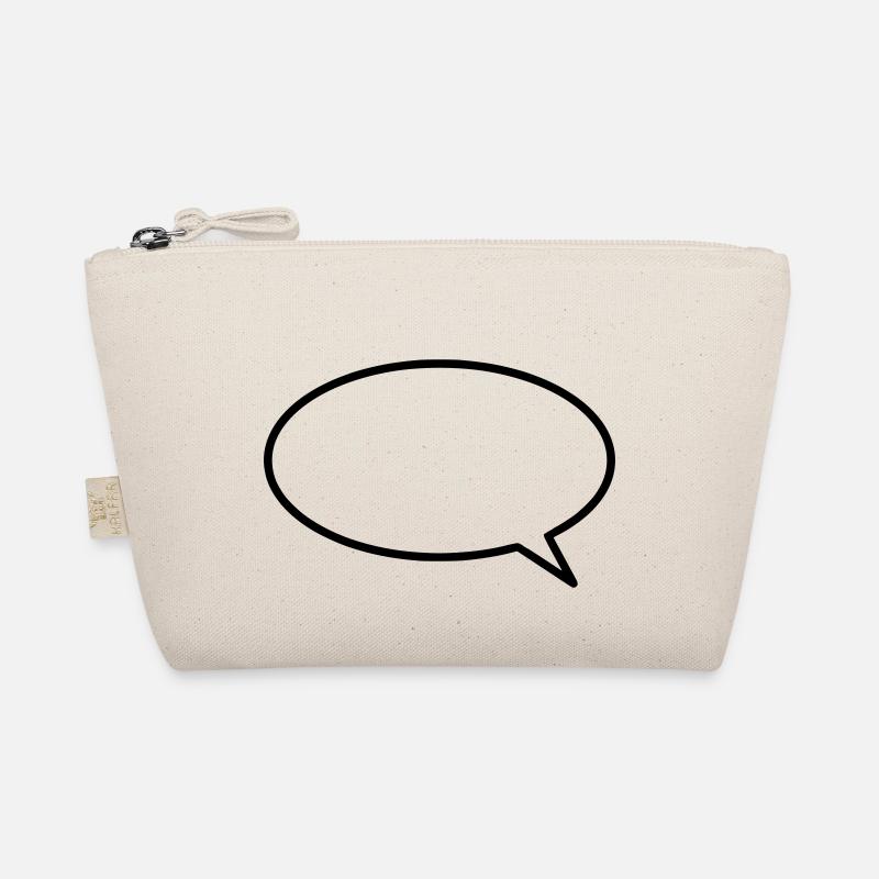 Speech Bubble (Round) Organic Pouch