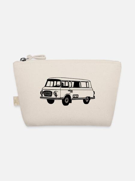 Barkas , Ostalgie , DDR Kult , Oldtimer (25) - Bio-Täschchen - Natur - Vorne