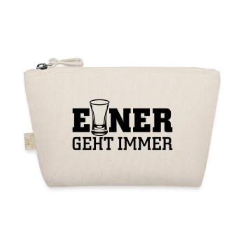 Einer geht immer - Bio-Täschchen - Natur - Vorne