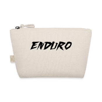 Enduro Schriftzug - Bio-Täschchen - Natur - Vorne