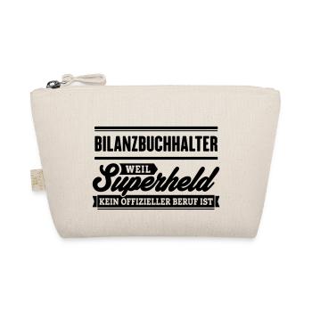 Superheld Bilanzbuchhalter - Bio-Täschchen - Natur - Vorne