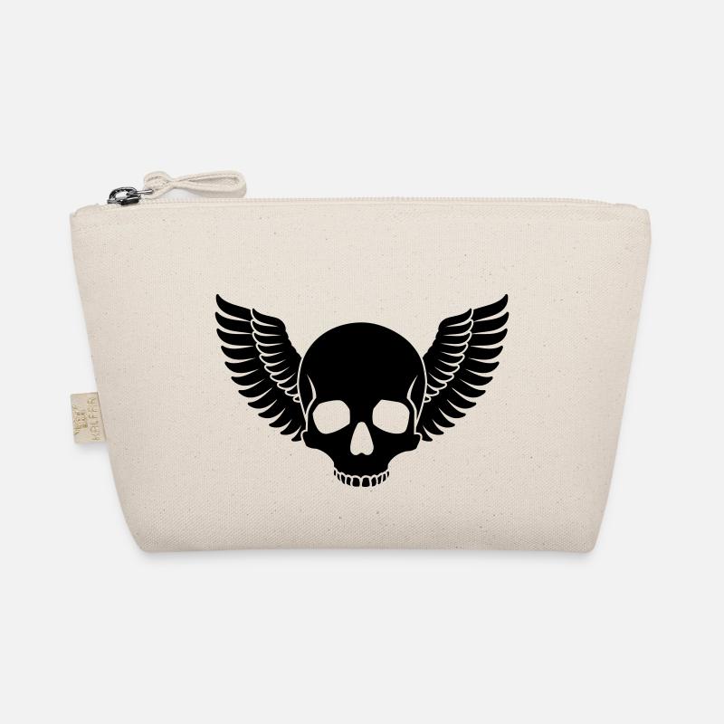 Skull Wings Organic Pouch