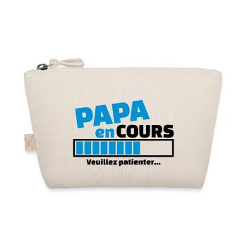 papa en cours veuillez patienter - Trousse biologique - nature - Devant
