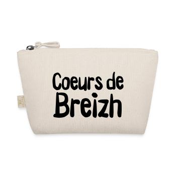 coeurs de breizh mot marque bretagne - Trousse biologique - nature - Devant