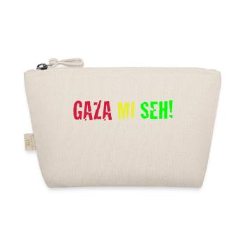 Gaza Mi Seh! - Bio-Täschchen - Natur - Vorne