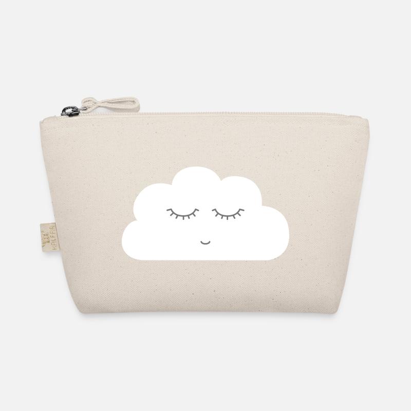 Wolke mit schlafendem Gesicht Bio-Täschchen