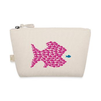 fish, fish swarm angler fishing democracy - Organic Pouch - nature - Front