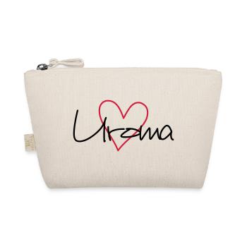 Uroma Herz Liebe werdende Oma Geschenk - Bio-Täschchen - Natur - Vorne