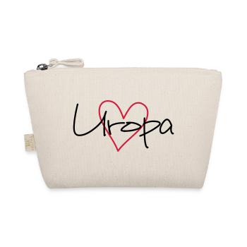 Uropa Herz Liebe Geschenk werdender Uropa - Bio-Täschchen - Natur - Vorne