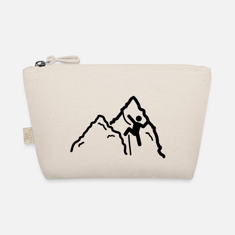 Klettern motiv - Bio-Täschchen - Natur
