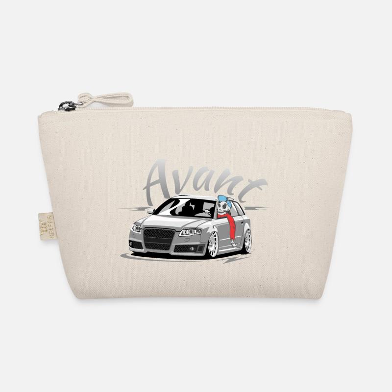 RS4 B7 A4 low style skulldriver tuning car avant - Bio-Täschchen - Natur