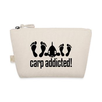 CARP ADDICTED! - Bio-Täschchen - Natur - Vorne