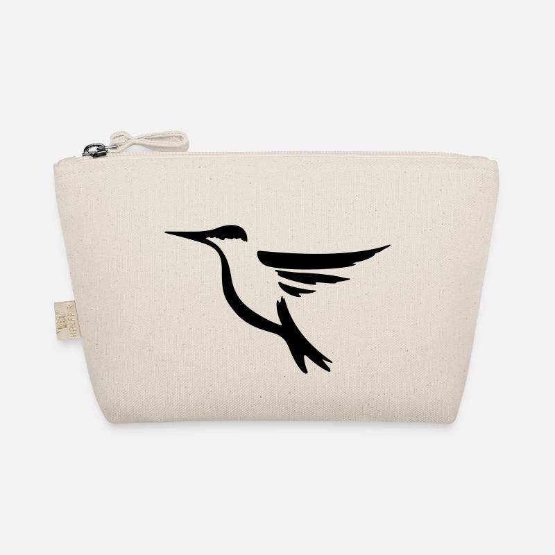 Kolibri 2 - Vogel Geschenk Geschenkidee - Bio-Täschchen - Natur