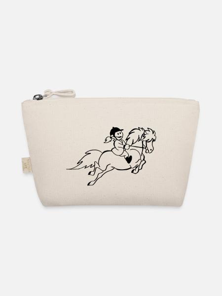 Pony rider - Organic Pouch - nature