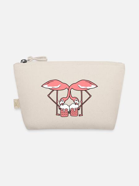 2 team crew freunde durst bier alkohol saufen okto - Bio-Täschchen - Natur - Vorne