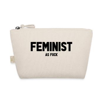 Féministe comme de la baise - Trousse biologique - nature - Devant
