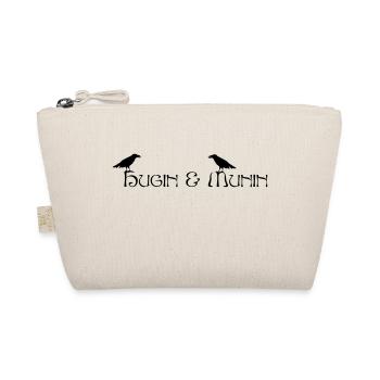 Hugin & Munin (Odins Raben) - Bio-Täschchen - Natur - Vorne