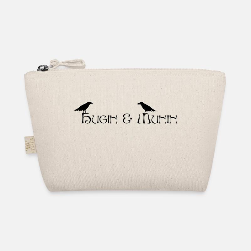 Hugin & Munin (Odin's ravens) Organic Pouch