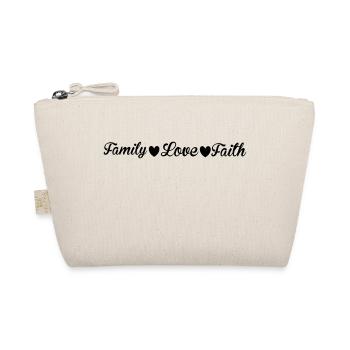 Family Love Faith - Trousse biologique - nature - Devant