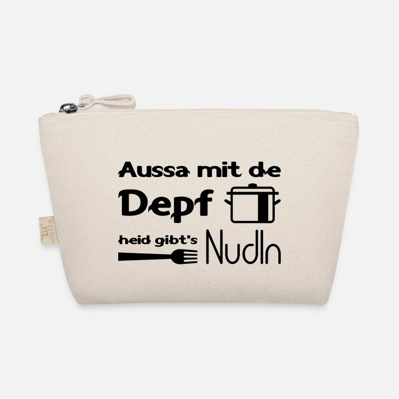 Aussa mit de Depf heid gibt's Nudln Bio-Täschchen