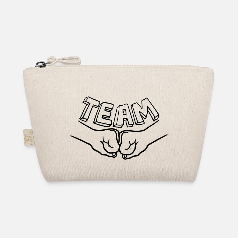 bro fist team 2 beste freunde einschlagen begruess - Bio-Täschchen - Natur
