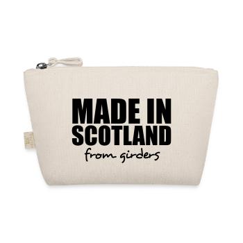 made in scotland from girders - Organic Pouch - nature - Front