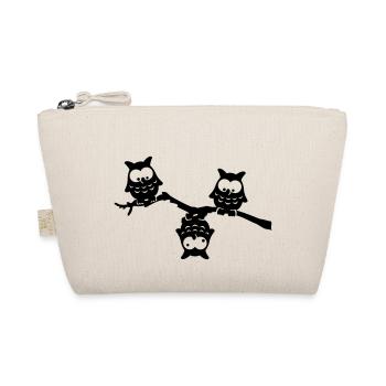 Hiboux rigolos branche down hibou fou - Trousse biologique - nature - Devant