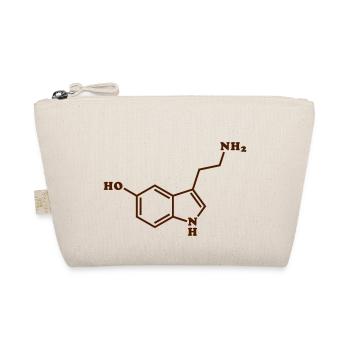 Serotonin Molecular Chemical Formula - Organic Pouch - nature - Front