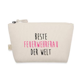 Feuerwehrmann Feuerwehrfrau Feuer Feuerwehr - Bio-Täschchen - Natur - Vorne