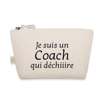 Coach / Coaching / Trainer / Sport - Bio-Täschchen - Natur - Vorne