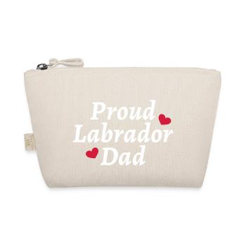 Proud Labrador Dad - Organic Pouch - nature - Front