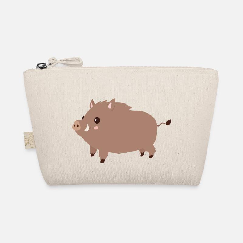 Wildschwein - Bio-Täschchen - Natur