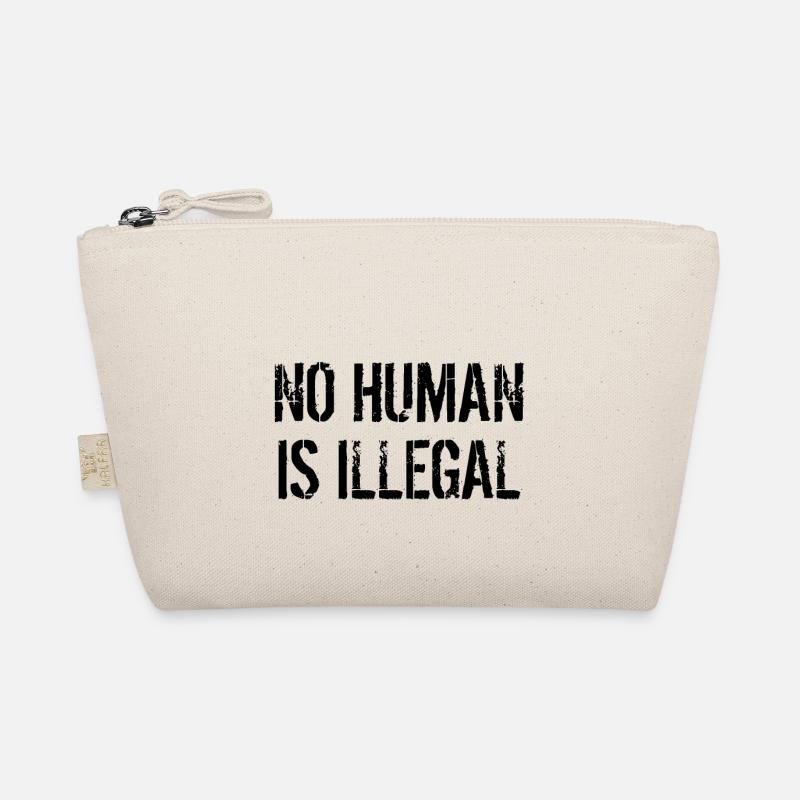 No Human is Illegal Organic Pouch