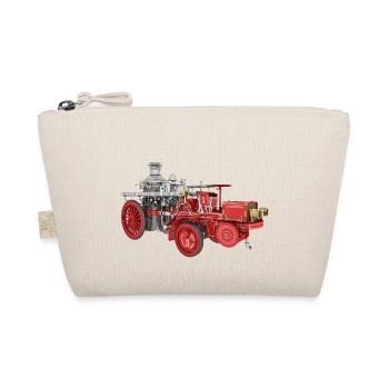 Retro fire engine, fire department - Organic Pouch - nature - Front