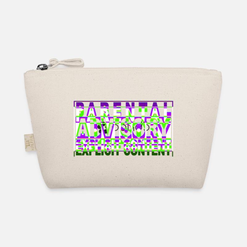 Parental advisory text design Organic Pouch